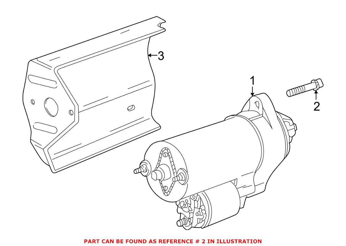 BMW Torx Bolt (M10x60) 12411434052